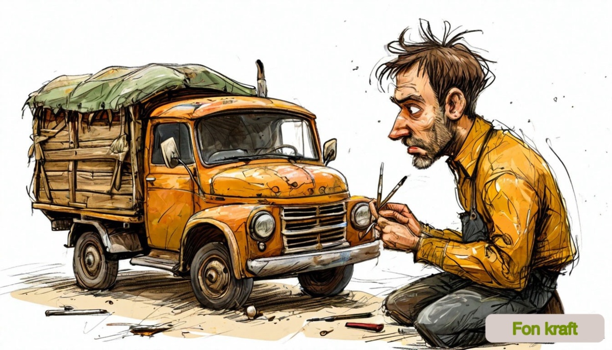 В какой цвет красили советские грузовики | Есть ли альтернатива зелёному цвету. Фото из личного архива автора, © 2024 год