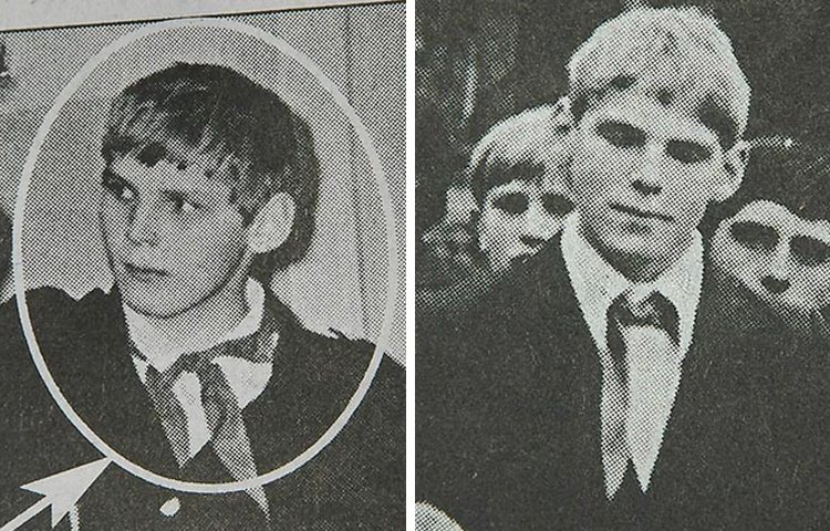 Александр Карелин в школьные годы 