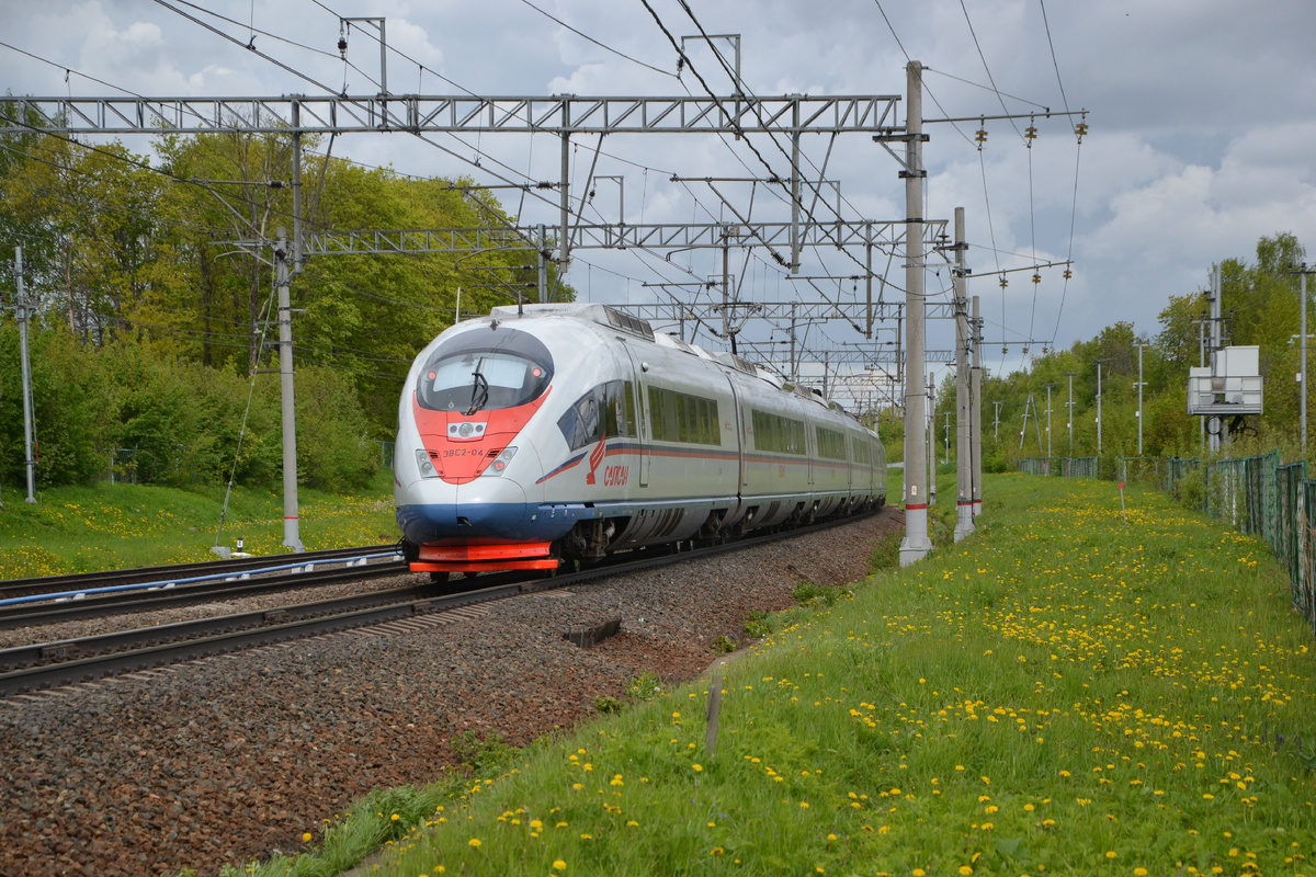 ЭВС2-04 перегон Поварово I- Подсолнечная 