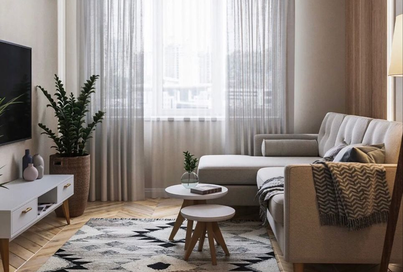 6 идей в скандинавском минимализме для преображения маленькой гостиной