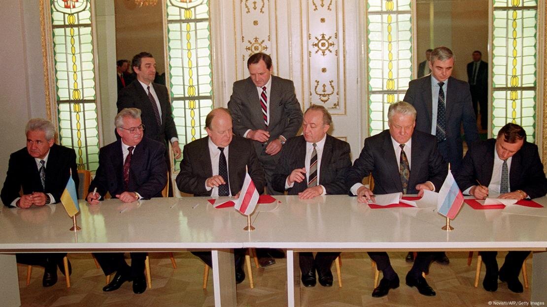 Подписание соглашения о создании СНГ, 8 декабря 1991 г.