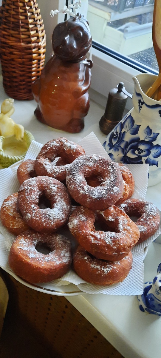 Пончики домашние.