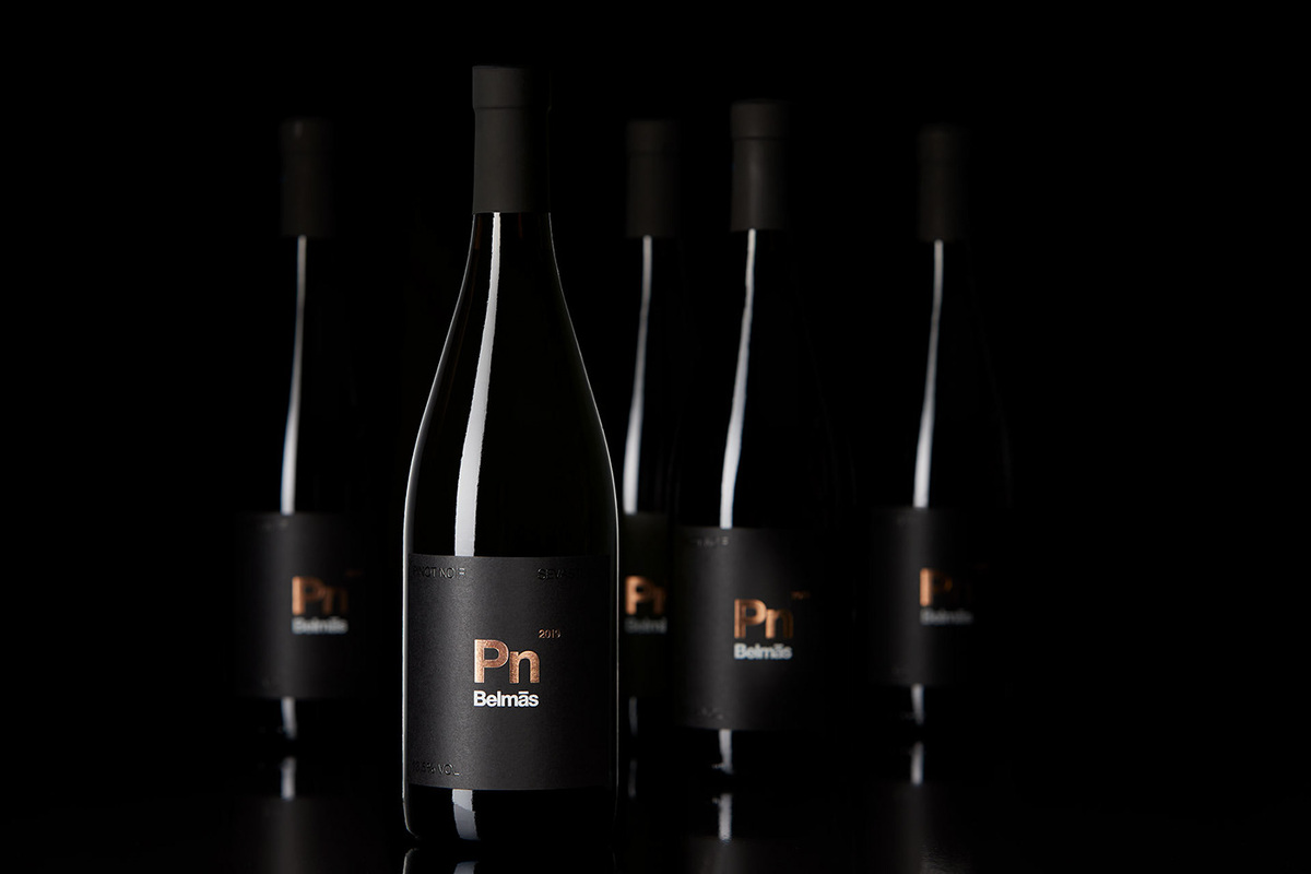 Оформление бутылок "Belmas Winery"