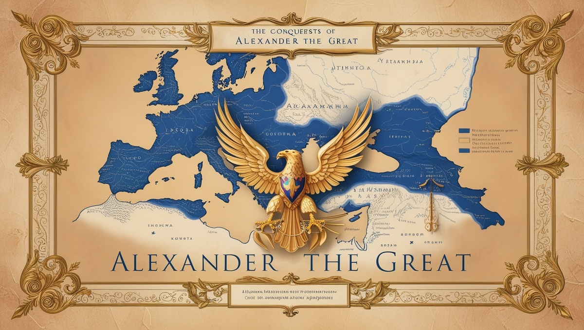 Карта завоеваний Александра Македонского I