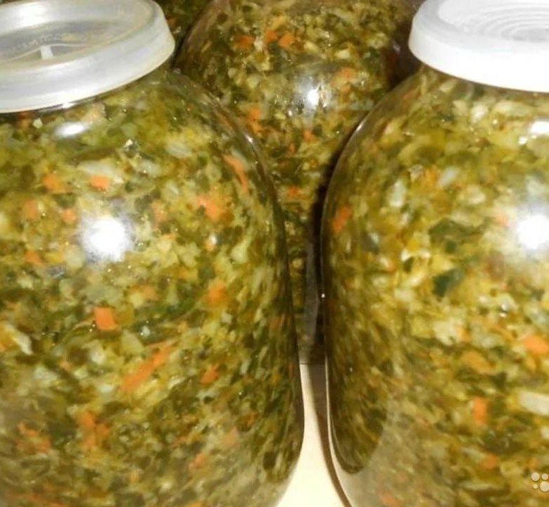 Щаница после брожения в банках