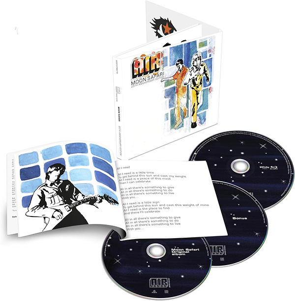 Air "Moon Safari" 2CD + Blu-ray The Explorer edition - 25th  Anniversary limited edition