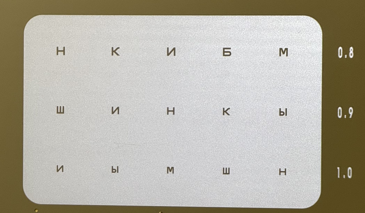 Нормальное зрение