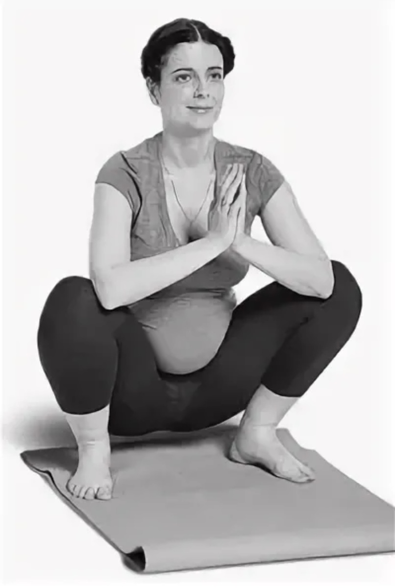 Позиция какасаны (ворона)