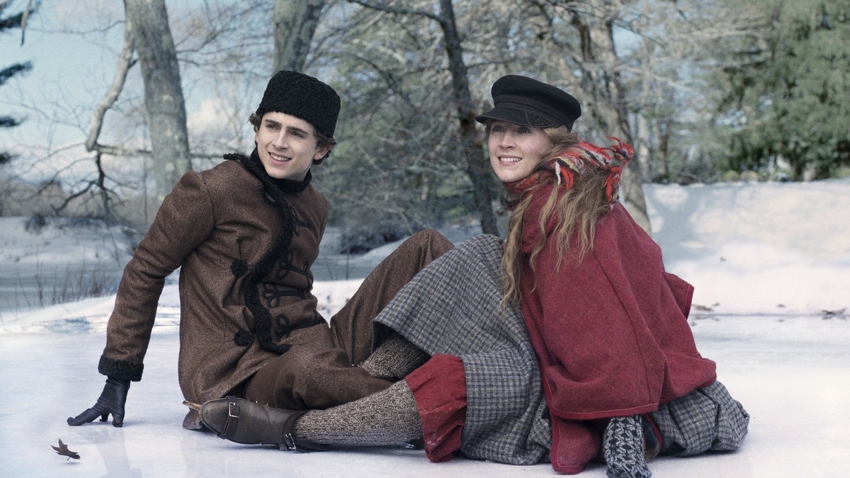 Кадр из фильма «Маленькие женщины», 2019 год, режиссер Грета Гервиг