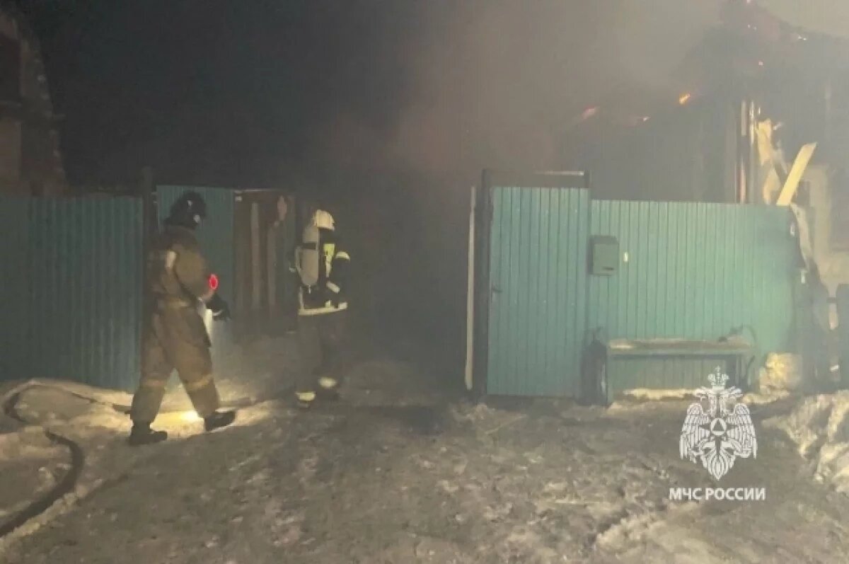    Житель Красноярского края спалил свой дом