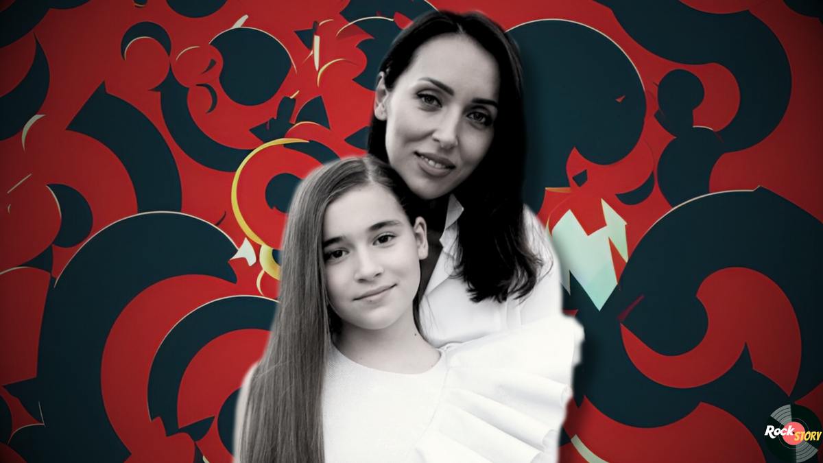 На фотографии: Алсу Абрамова с дочерью Микеллой