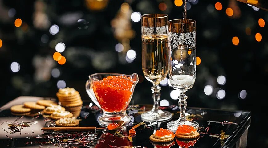   Тарталетки с икрой — идеальное сопровождение к брюту