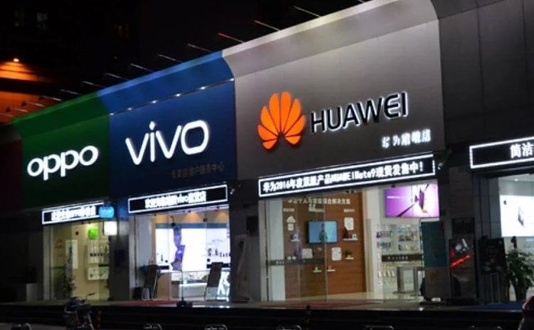    Почти все производители смартфонов из Китая