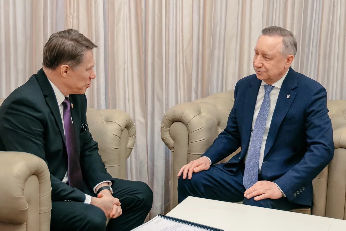    Беглов и Мурашко обсудили участие Петербурга в развитии медицины