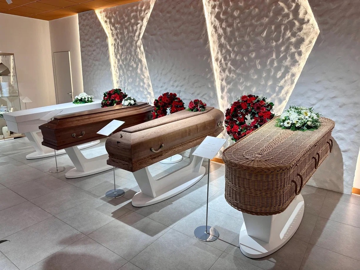 Гробы. Фото похоронного бюро "Свет" https://burosvet.ru/krasnodar