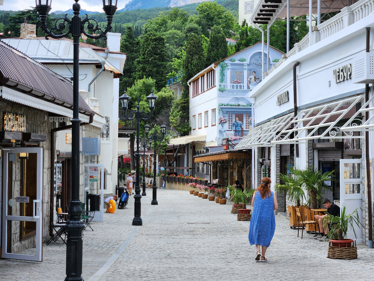 Исторический центр Алупки после реконструкции
