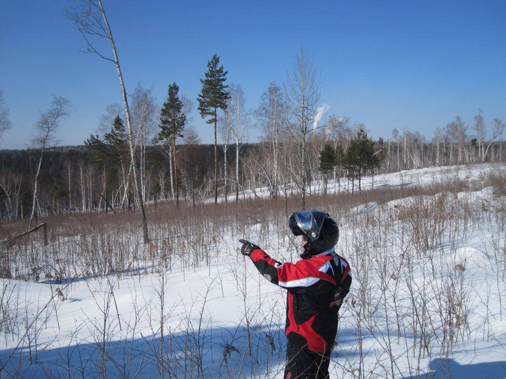 Первый кадр «Хрустального», на этапе приобретения участка