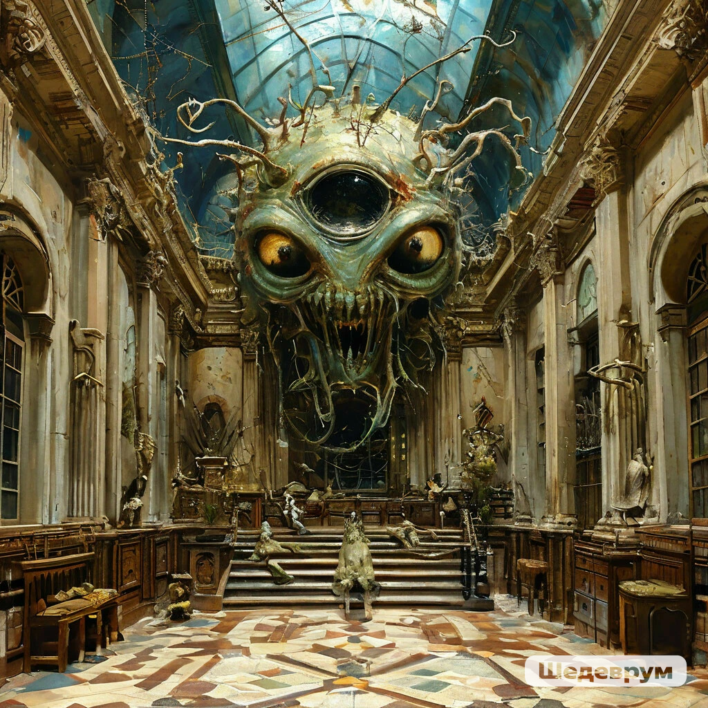 Подземный гараж Гнома Луба. Страж гаража Цир.