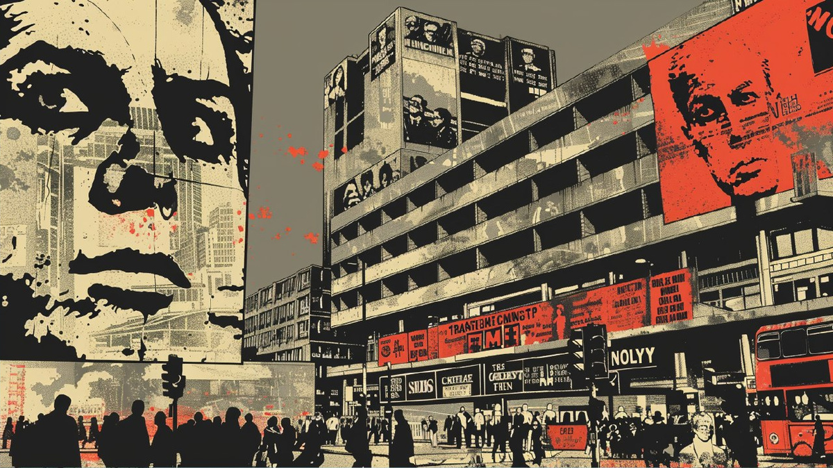 «1984» Джордж Оруэлл (Midjourney)