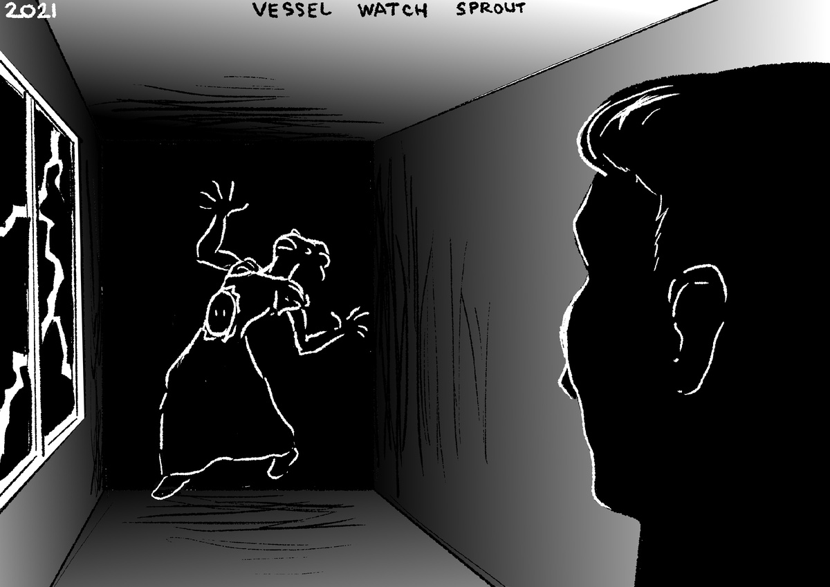 Картина Маринетт Мортем "Vessel with Spout" - сосуд с носиком