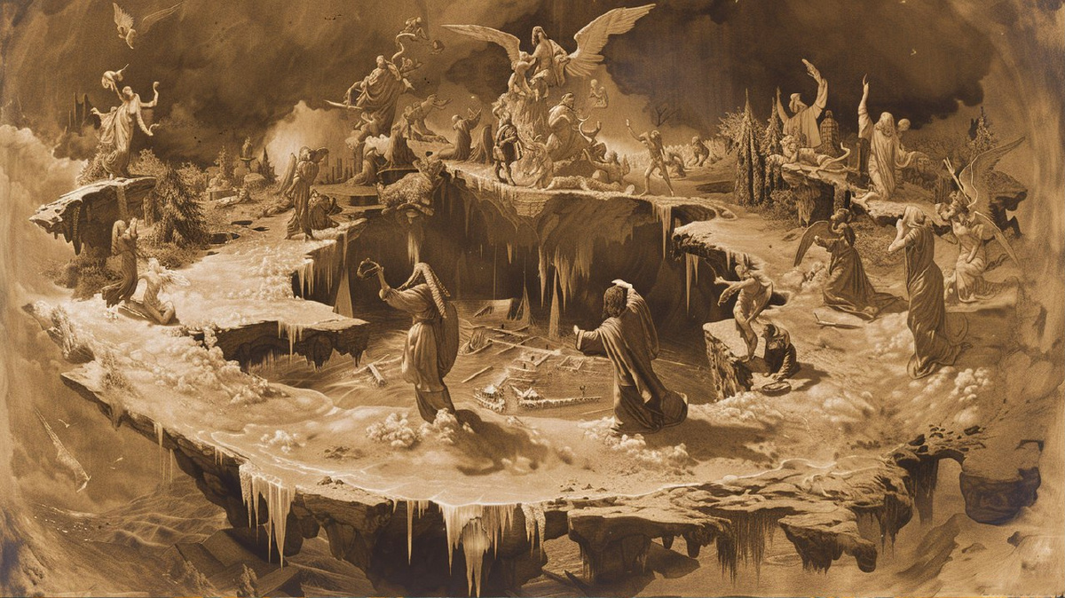 «Божественная комедия» Данте Алигьери (Midjourney)