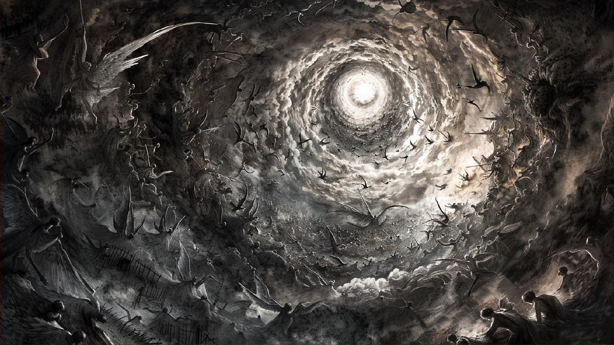 «Божественная комедия» Данте Алигьери (Midjourney)