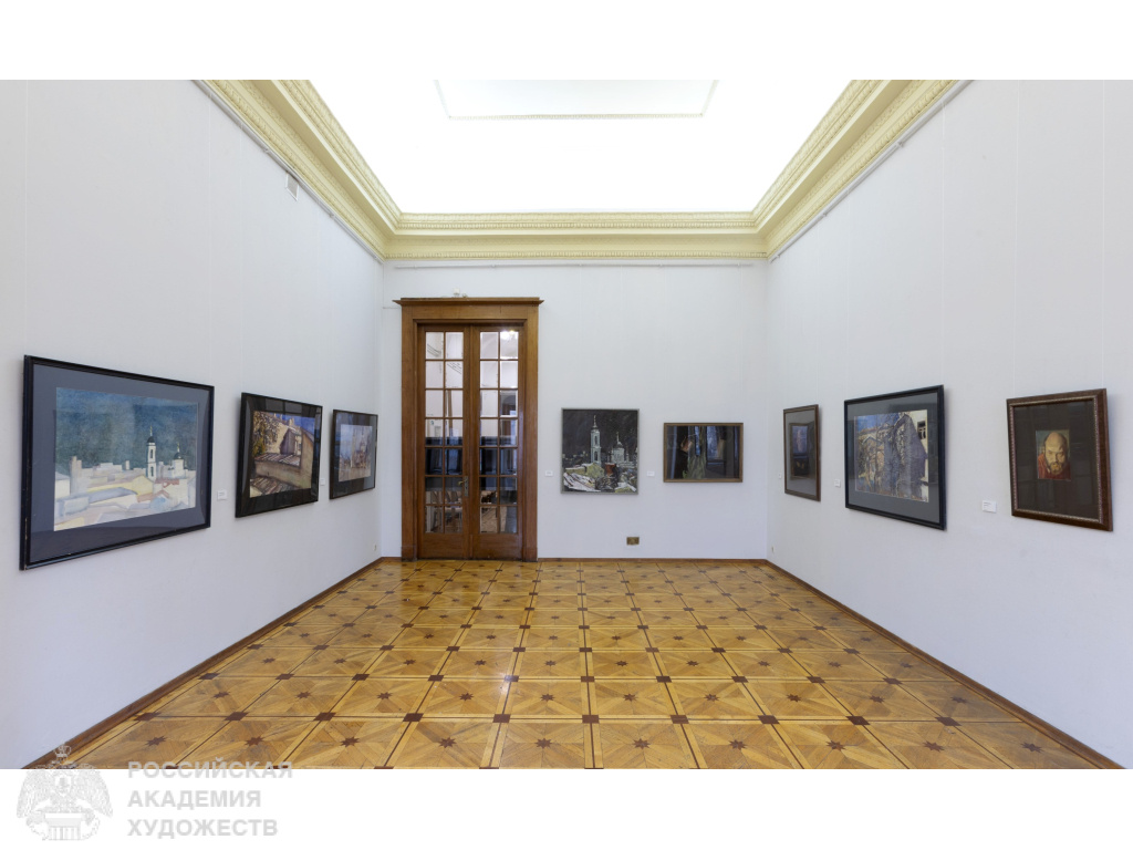 Экспозиция юбилейного проекта Константина Петрова в Российской академии художеств (Москва, Пречистенка, 21). Фото: Виктор Берёзкин, пресс-служба РАХ. 2024.