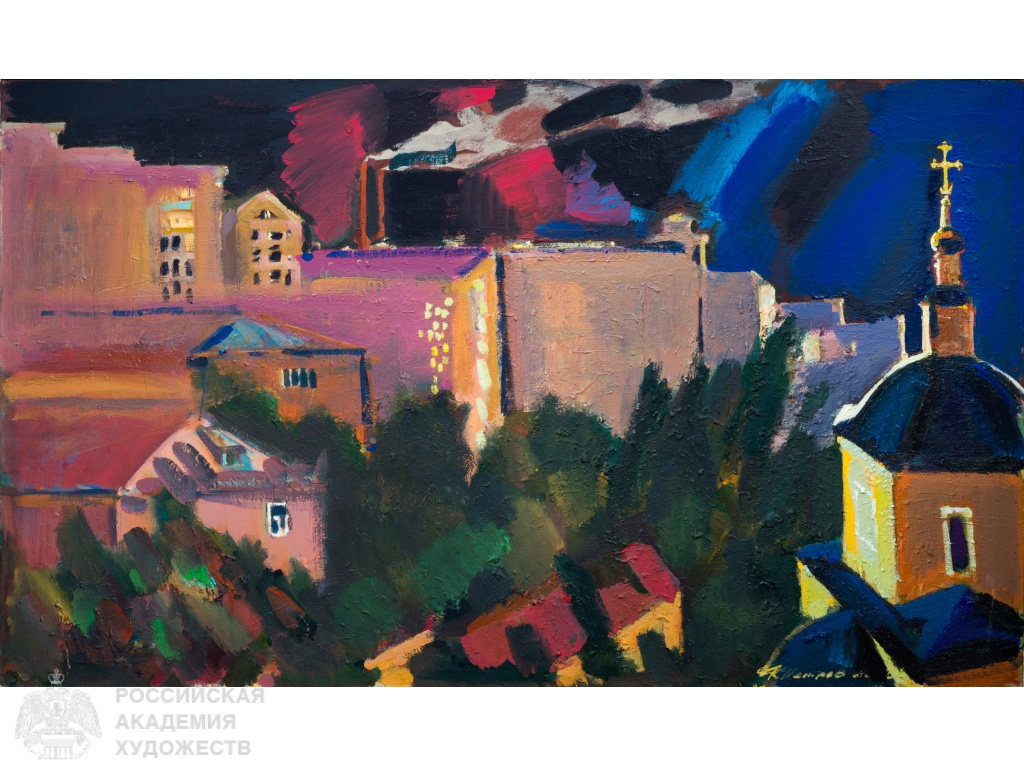 Экспозиция юбилейного проекта Константина Петрова в Российской академии художеств (Москва, Пречистенка, 21). Фото: Виктор Берёзкин, пресс-служба РАХ. 2024.