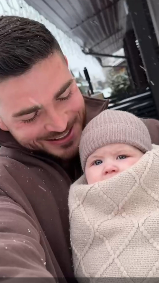 Рома Капаклы с дочкой Мией. Фото: соцсети Ромы Капаклы