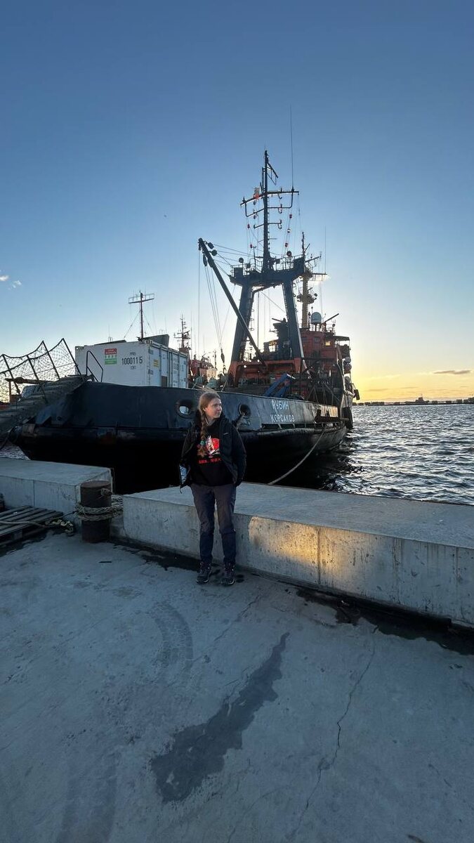 Судно, на котором мы работали