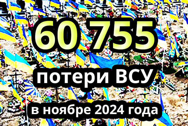    Потери ВСУ, ноябрь 2024