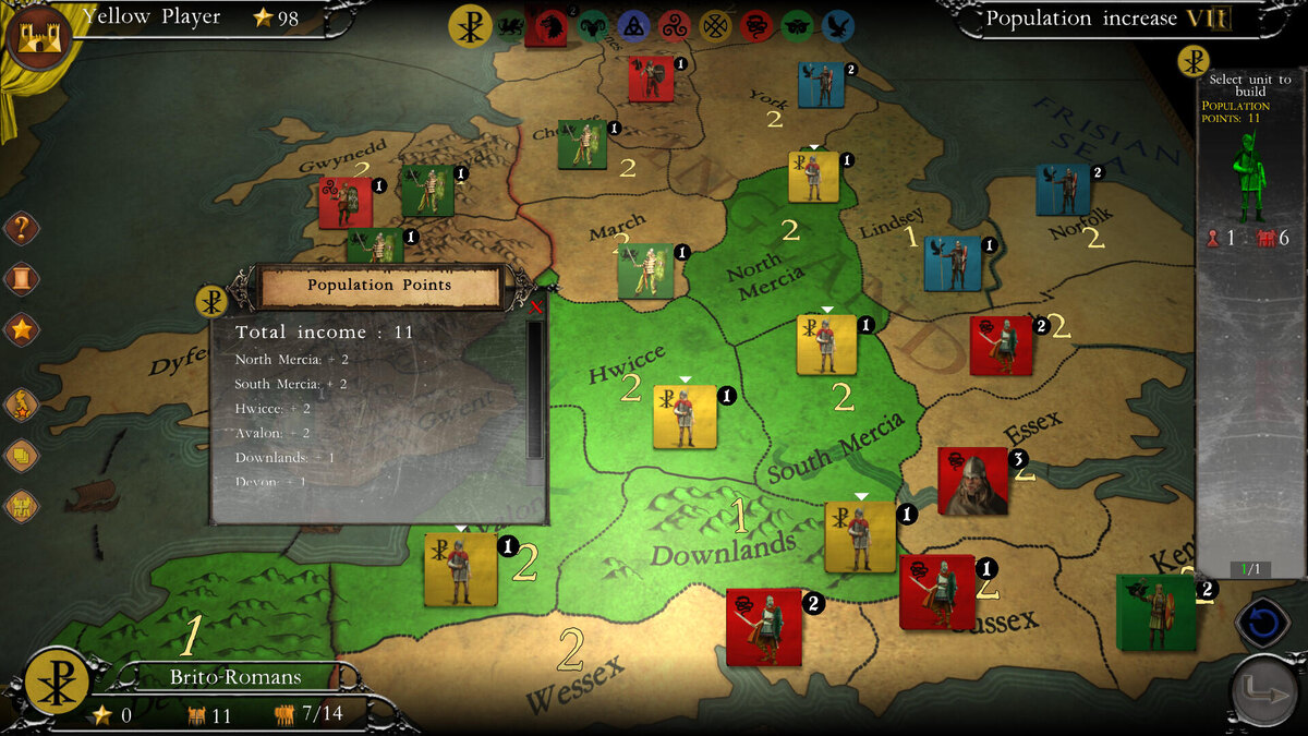    Галерея игры Britannia