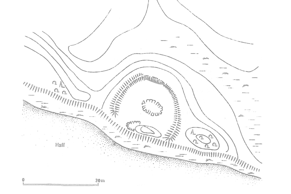 План городища Генауве-Коноведит (г. Кроме, 1939 г., архив Гердер-Института, Марбург)