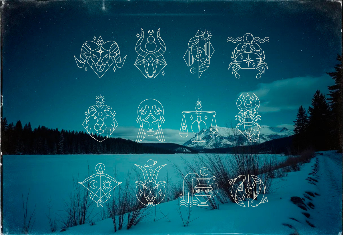 Гороскоп на 8 декабря. Иллюстрации — Звёзды над городом