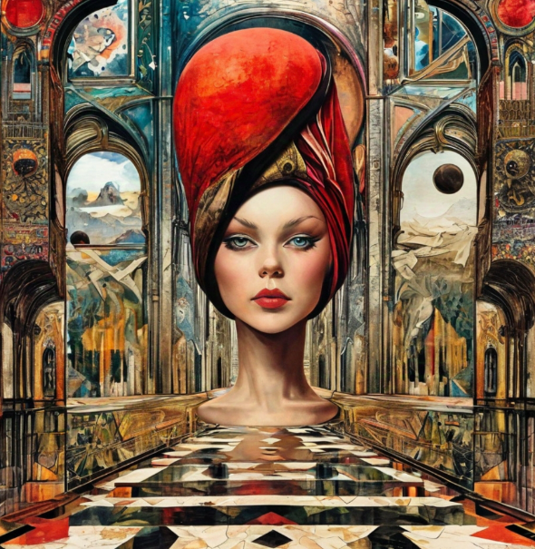 так нейросеть видит само понятие "Ярмарка тщеславия"