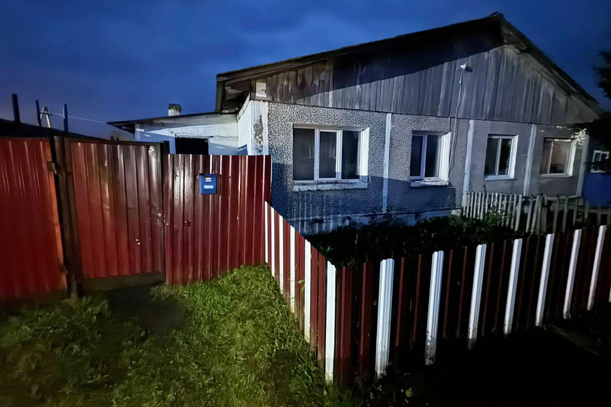 Дом, где произошла трагедия. Фото: прокуратура Красноярского края.