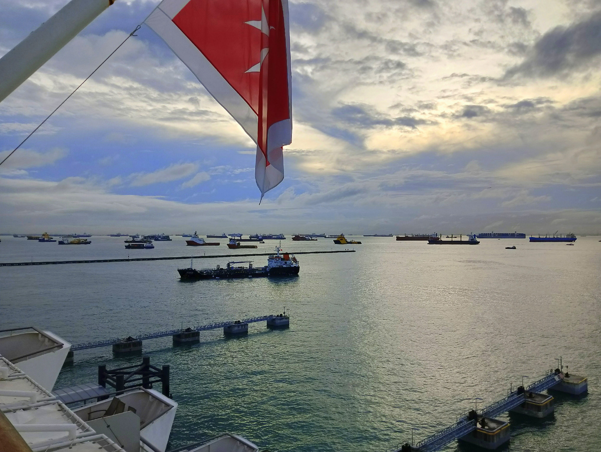 У берегов Сингапура