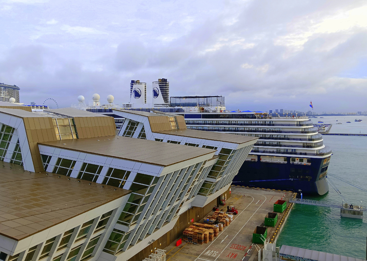 Новый круизный терминал Marina Bay Cruise Centre, Сингапур