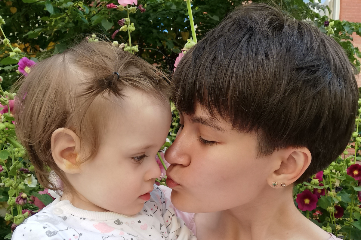 Настю не испугали диагнозы Ани. Фото: предоставлено Анастасией Одидо.