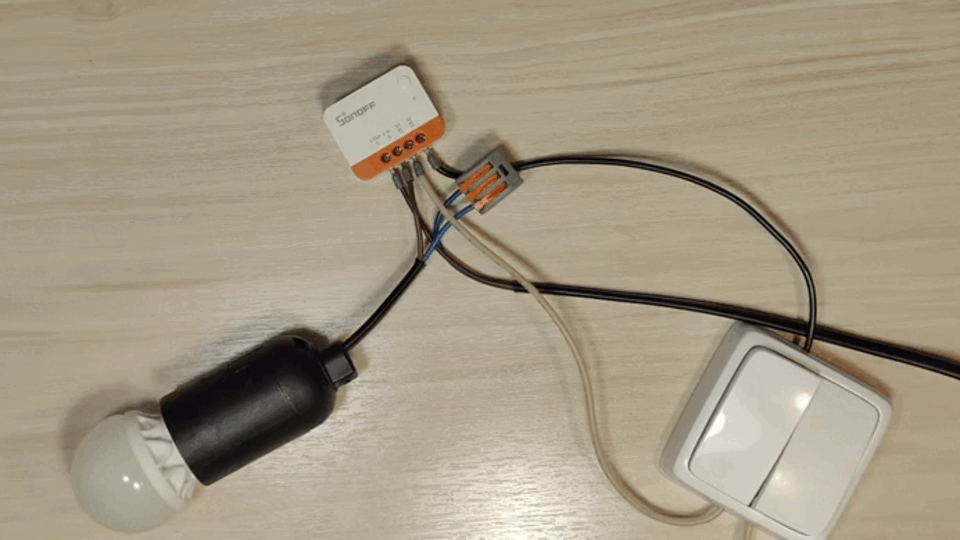 Режим для кнопочных выключателей без фиксацией положения у реле Sonoff ZBMINI-L2