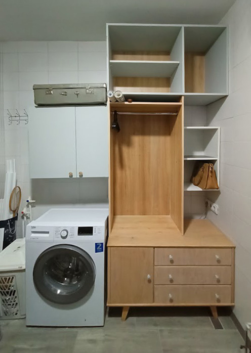 первый этап - фото немного кривое, помещение маленькое и сфотографировать без искажений не получилось