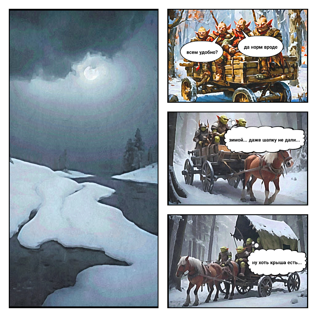 У тех ребят сверху лошади даже нет... 