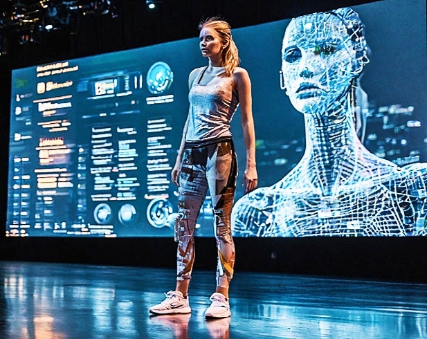 Интеграция Yandex GPT-4 с сайтом. Образ девушки.