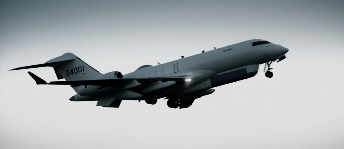 Полностью оборудованный HADES на базе самолёта Global 6500. 