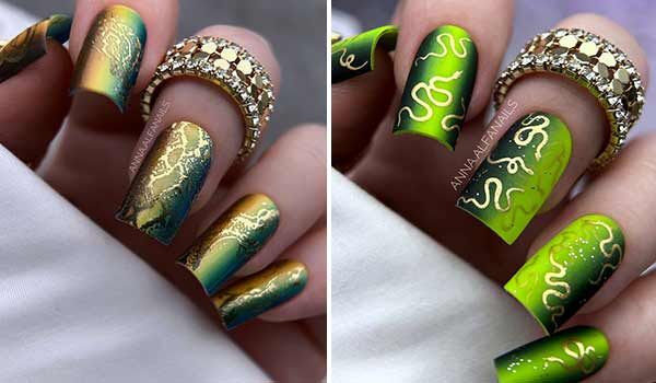 Новогодний маникюр - 2025