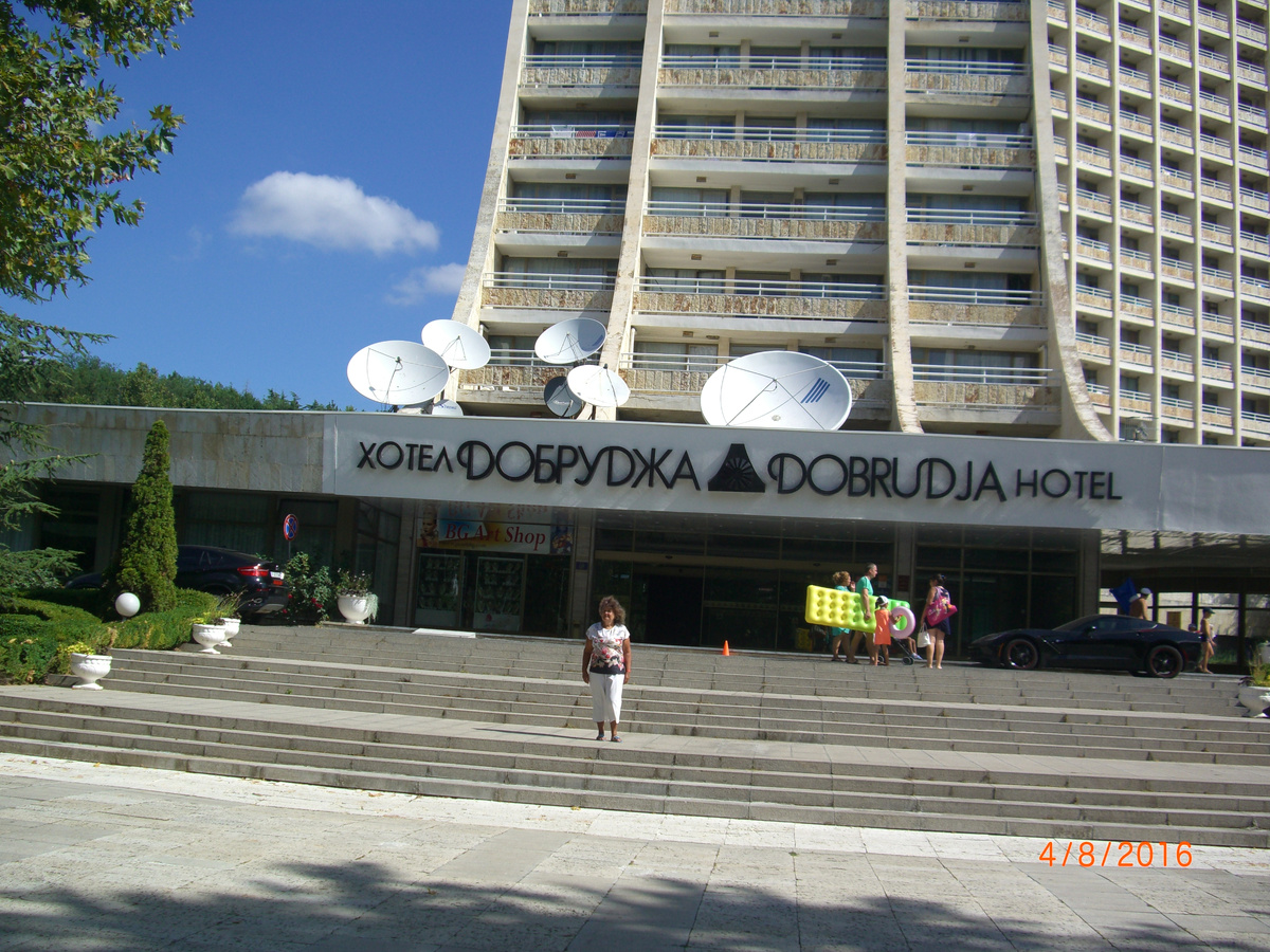 Это Албена. Отель рядом с Черным морем.