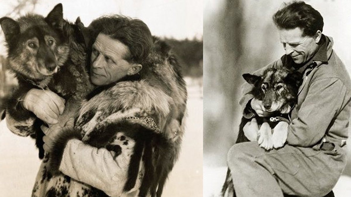 Пёс Того и его хозяин Леонард Сеппала