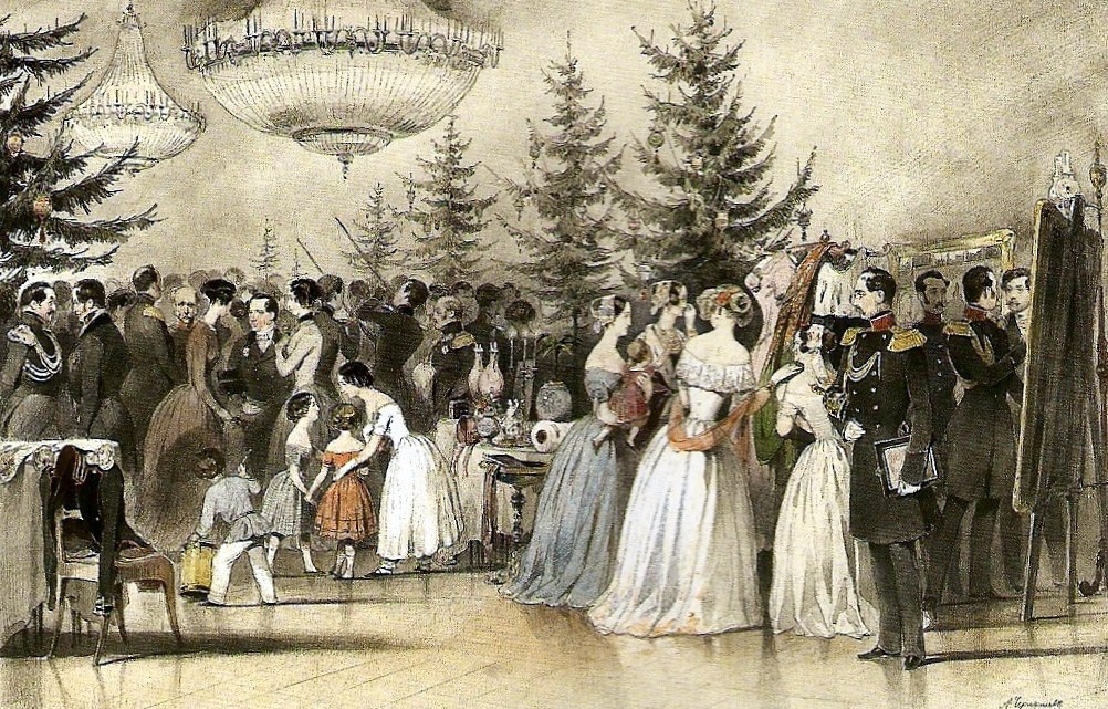 А. Чернышев. Сцены из семейной жизни имепратора Николая I. 1848 год