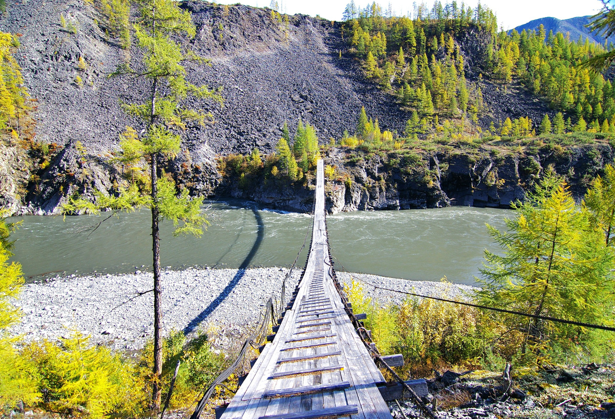 Фото взято из интернета. Подвесной мост. Не имеет непосредственного отношения к повествованию.