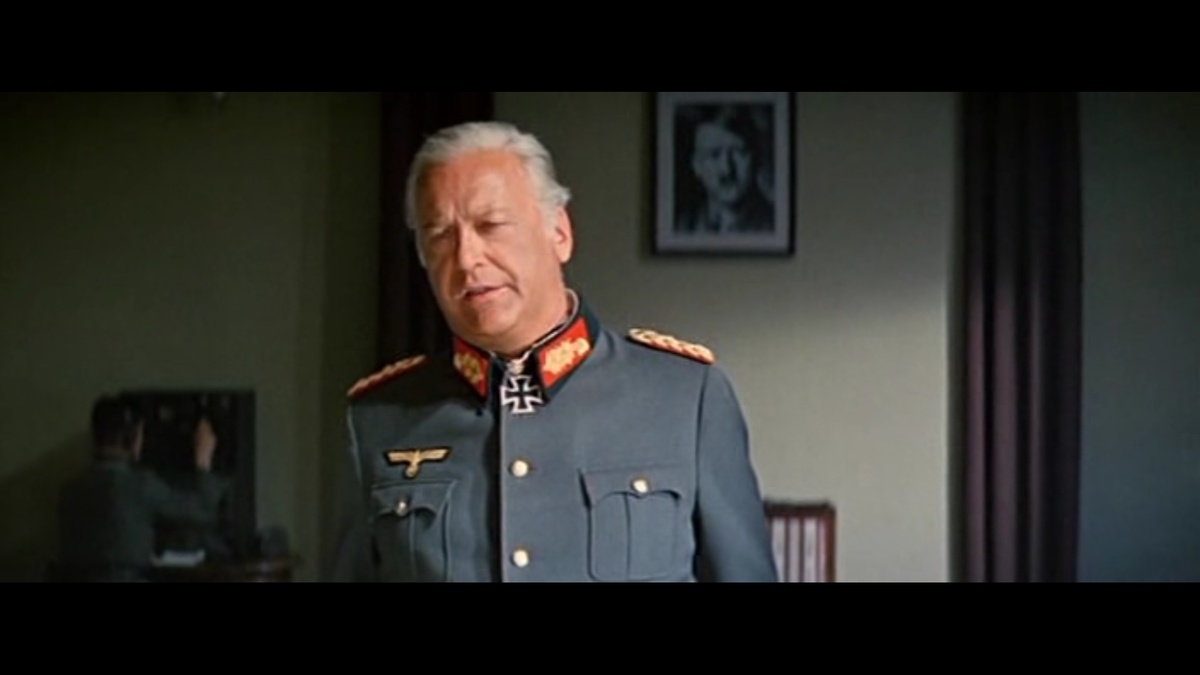 Немецкий генерал Лоринг. Кадр из фильма